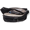 image:imageBaggallini Crossbody Travel Bag 11x85 Lightweight Waterresistant Nylon HandbagBlack With Sand Lining