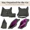 image:imageBaggallini Crossbody Travel Bag 11x85 Lightweight Waterresistant Nylon HandbagCharcoal