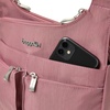 image:imageBaggallini Crossbody Travel Bag 11x85 Lightweight Waterresistant Nylon HandbagDusty Mauve
