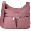 image:imageBaggallini Crossbody Travel Bag 11x85 Lightweight Waterresistant Nylon HandbagDusty Mauve