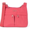 image:imageBaggallini Crossbody Travel Bag 11x85 Lightweight Waterresistant Nylon HandbagFlamingo