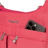 image:imageBaggallini Crossbody Travel Bag 11x85 Lightweight Waterresistant Nylon HandbagFlamingo