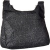 image:imageBaggallini Crossbody Travel Bag 11x85 Lightweight Waterresistant Nylon HandbagMidnight Blossom Print