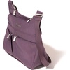image:imageBaggallini Crossbody Travel Bag 11x85 Lightweight Waterresistant Nylon HandbagMisty Purple