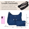 image:imageBaggallini Crossbody Travel Bag 11x85 Lightweight Waterresistant Nylon HandbagPacific