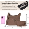 image:imageBaggallini Crossbody Travel Bag 11x85 Lightweight Waterresistant Nylon HandbagPortobello