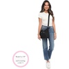 image:imageBaggallini Crossbody Travel Bag 11x85 Lightweight Waterresistant Nylon HandbagStone Heritage