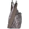 image:imageBaggallini Crossbody Travel Bag 11x85 Lightweight Waterresistant Nylon HandbagTan Python