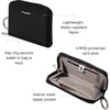 image:imageBaggallini Deluxe Card Case  Lightweight 55x33 RFID Protected Womens Wallet Card HolderBlack Cheetah Emboss