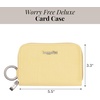 image:imageBaggallini Deluxe Card Case  Lightweight 55x33 RFID Protected Womens Wallet Card HolderButter Yellow