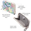 image:imageBaggallini Deluxe Card Case  Lightweight 55x33 RFID Protected Womens Wallet Card HolderMeadow Print