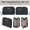 image:imageBaggallini Deluxe Card Case  Lightweight 55x33 RFID Protected Womens Wallet Card HolderMidnight Blossom Print