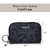 image:imageBaggallini Deluxe Card Case  Lightweight 55x33 RFID Protected Womens Wallet Card HolderMidnight Blossom Print