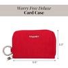 image:imageBaggallini Deluxe Card Case  Lightweight 55x33 RFID Protected Womens Wallet Card HolderScarlet