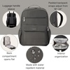 image:imageBaggallini Everyday Laptop Backpack  11x155 Lightweight WaterRepellent Nylon Travel Bag wPadded Laptop Sleeve amp RFIDCharcoal