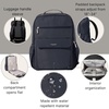 image:imageBaggallini Everyday Laptop Backpack  11x155 Lightweight WaterRepellent Nylon Travel Bag wPadded Laptop Sleeve amp RFIDFrench Navy