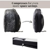 image:imageBaggallini Long Compression Cube  Lightweight Compression Packing Cube for TravelMidnight Blossom