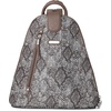 image:imageBaggallini Metro Backpack with RFID Phone Wristlet  9x11 Convertible Sling Bag for Women with Adjustable Shoulder StrapsTan Python