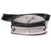 image:imageBaggallini Modern Belt Bag 5x8 Travel Fanny Pack Sling Bag Waistpack wRFID Card Holder Waterresistant Crossbody BagBlack Gloss Ripstop