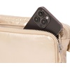 image:imageBaggallini Modern Belt Bag 5x8 Travel Fanny Pack Sling Bag Waistpack wRFID Card Holder Waterresistant Crossbody BagChampagne Puff
