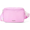image:imageBaggallini Modern Belt Bag 5x8 Travel Fanny Pack Sling Bag Waistpack wRFID Card Holder Waterresistant Crossbody BagHibiscus Pink