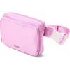 image:imageBaggallini Modern Belt Bag 5x8 Travel Fanny Pack Sling Bag Waistpack wRFID Card Holder Waterresistant Crossbody BagHibiscus Pink