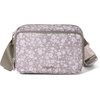 image:imageBaggallini Modern Belt Bag 5x8 Travel Fanny Pack Sling Bag Waistpack wRFID Card Holder Waterresistant Crossbody BagLight Grey Petal