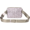 image:imageBaggallini Modern Belt Bag 5x8 Travel Fanny Pack Sling Bag Waistpack wRFID Card Holder Waterresistant Crossbody BagLight Grey Petal