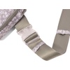 image:imageBaggallini Modern Belt Bag 5x8 Travel Fanny Pack Sling Bag Waistpack wRFID Card Holder Waterresistant Crossbody BagLight Grey Petal