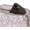 image:imageBaggallini Modern Belt Bag 5x8 Travel Fanny Pack Sling Bag Waistpack wRFID Card Holder Waterresistant Crossbody BagLight Grey Petal