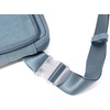 image:imageBaggallini Modern Belt Bag 5x8 Travel Fanny Pack Sling Bag Waistpack wRFID Card Holder Waterresistant Crossbody BagLight Indigo Denim