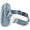 image:imageBaggallini Modern Belt Bag 5x8 Travel Fanny Pack Sling Bag Waistpack wRFID Card Holder Waterresistant Crossbody BagLight Indigo Denim