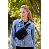 image:imageBaggallini Modern Belt Bag 5x8 Travel Fanny Pack Sling Bag Waistpack wRFID Card Holder Waterresistant Crossbody BagMidnight Blossom