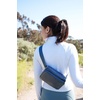 image:imageBaggallini Modern Belt Bag 5x8 Travel Fanny Pack Sling Bag Waistpack wRFID Card Holder Waterresistant Crossbody BagMist Gloss Ripstop
