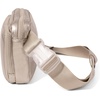 image:imageBaggallini Modern Belt Bag 5x8 Travel Fanny Pack Sling Bag Waistpack wRFID Card Holder Waterresistant Crossbody BagPlatinum Ecopuff