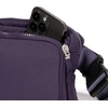 image:imageBaggallini Modern Belt Bag 5x8 Travel Fanny Pack Sling Bag Waistpack wRFID Card Holder Waterresistant Crossbody BagPlum Twilight Puff