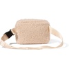 image:imageBaggallini Modern Belt Bag 5x8 Travel Fanny Pack Sling Bag Waistpack wRFID Card Holder Waterresistant Crossbody BagWinter White Faux Sherpa