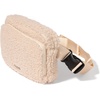 image:imageBaggallini Modern Belt Bag 5x8 Travel Fanny Pack Sling Bag Waistpack wRFID Card Holder Waterresistant Crossbody BagWinter White Faux Sherpa