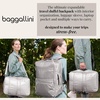 image:imageBaggallini Modern Convertible Travel BackpackSleet Gloss Ripstop