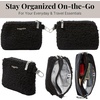 image:imageBaggallini On the Go Daily RFID PouchBlack Faux Sherpa