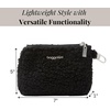 image:imageBaggallini On the Go Daily RFID PouchBlack Faux Sherpa