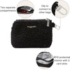 image:imageBaggallini On the Go Daily RFID PouchBlack Faux Sherpa