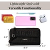 image:imageBaggallini Rfid Phone Wallet CrossbodyBlack Cheetah Emboss