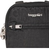 image:imageBaggallini Securtex Antitheft Mini Everything Crossbody Bag 63x825 Rfid Locking Zippers amp Cutresistant StrapBlack Cheetah Emboss