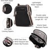 image:imageBaggallini Securtex Antitheft Mini Everything Crossbody Bag 63x825 Rfid Locking Zippers amp Cutresistant StrapBlackNeutral