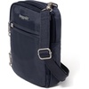 image:imageBaggallini Securtex Antitheft Mini Everything Crossbody Bag 63x825 Rfid Locking Zippers amp Cutresistant StrapFrench Navy