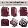 image:imageBaggallini Securtex Antitheft Mini Everything Crossbody Bag 63x825 Rfid Locking Zippers amp Cutresistant StrapJamDusty Mauve