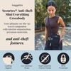 image:imageBaggallini Securtex Antitheft Mini Everything Crossbody Bag 63x825 Rfid Locking Zippers amp Cutresistant StrapJamDusty Mauve