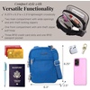 image:imageBaggallini Securtex Antitheft Mini Everything Crossbody Bag 63x825 Rfid Locking Zippers amp Cutresistant StrapLapis