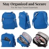 image:imageBaggallini Securtex Antitheft Mini Everything Crossbody Bag 63x825 Rfid Locking Zippers amp Cutresistant StrapLapis